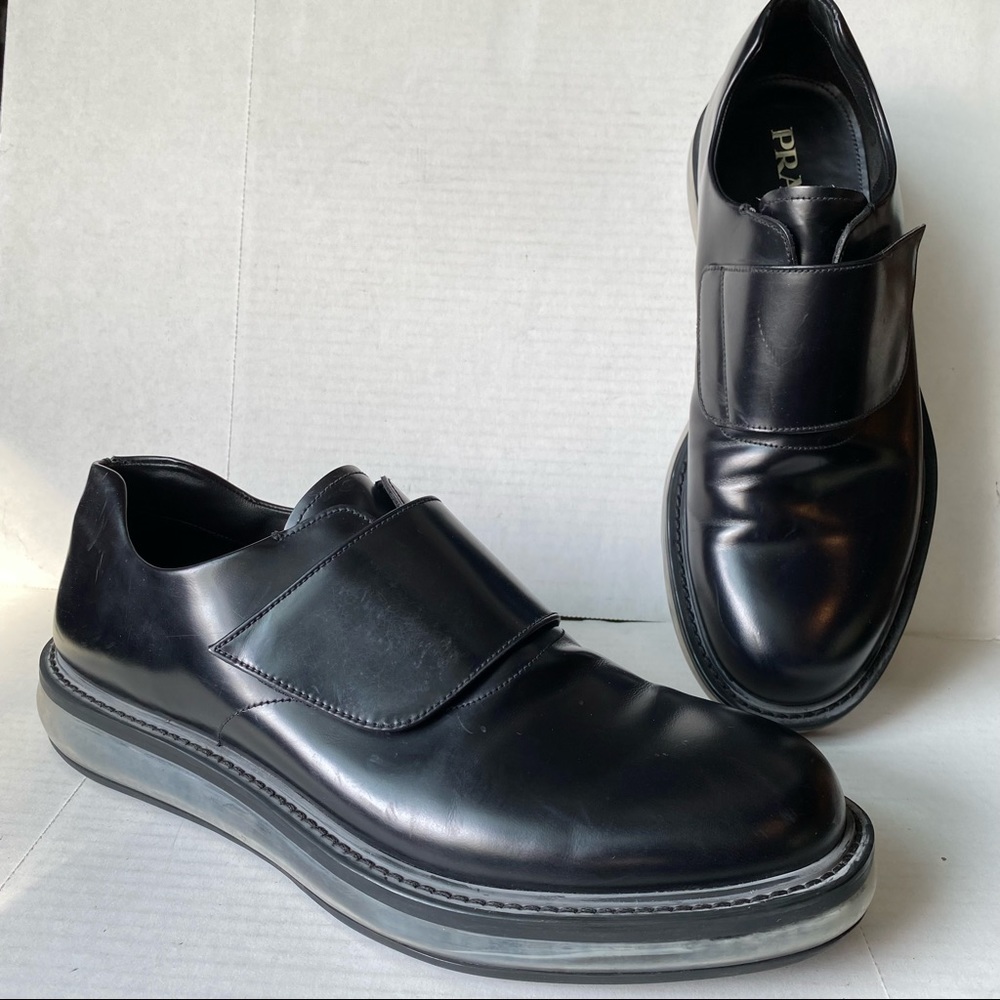 Prada Velcro Slip On Air-Sole Shoes